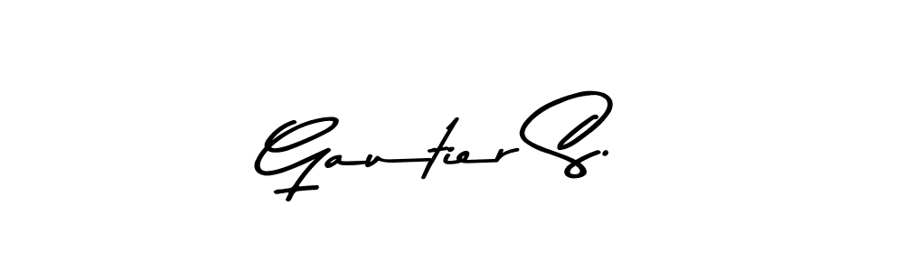 The best way (Asem Kandis PERSONAL USE) to make a short signature is to pick only two or three words in your name. The name Gautier S. include a total of six letters. For converting this name. Gautier S. signature style 9 images and pictures png