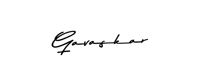 Gavaskar stylish signature style. Best Handwritten Sign (Asem Kandis PERSONAL USE) for my name. Handwritten Signature Collection Ideas for my name Gavaskar. Gavaskar signature style 9 images and pictures png