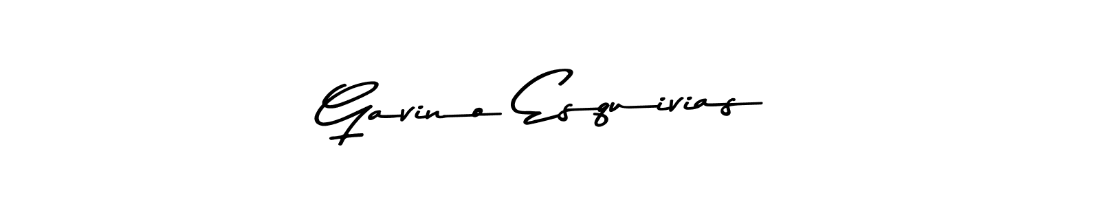 Make a beautiful signature design for name Gavino Esquivias. With this signature (Asem Kandis PERSONAL USE) style, you can create a handwritten signature for free. Gavino Esquivias signature style 9 images and pictures png