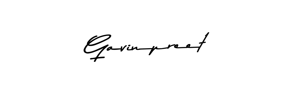 Gavinpreet stylish signature style. Best Handwritten Sign (Asem Kandis PERSONAL USE) for my name. Handwritten Signature Collection Ideas for my name Gavinpreet. Gavinpreet signature style 9 images and pictures png