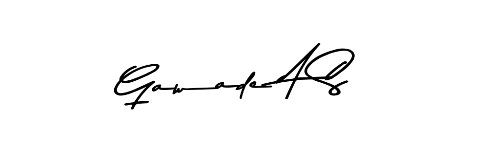 You can use this online signature creator to create a handwritten signature for the name Gawade A S. This is the best online autograph maker. Gawade A S signature style 9 images and pictures png