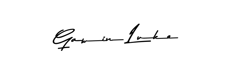 Create a beautiful signature design for name Gawin Luke. With this signature (Asem Kandis PERSONAL USE) fonts, you can make a handwritten signature for free. Gawin Luke signature style 9 images and pictures png