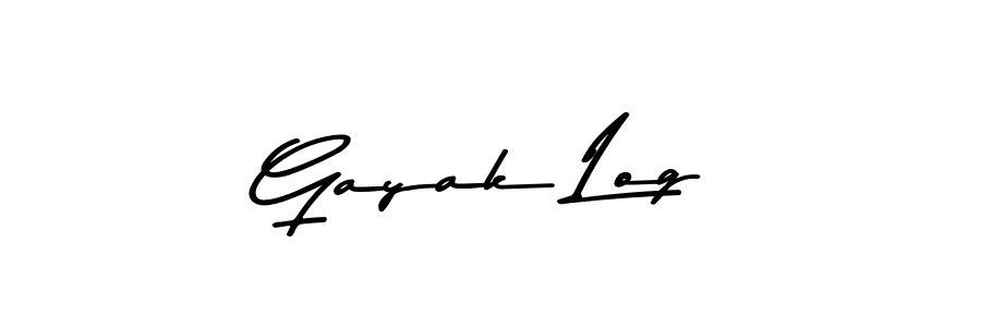 Gayak Log stylish signature style. Best Handwritten Sign (Asem Kandis PERSONAL USE) for my name. Handwritten Signature Collection Ideas for my name Gayak Log. Gayak Log signature style 9 images and pictures png