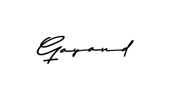 Also we have Gayand name is the best signature style. Create professional handwritten signature collection using Asem Kandis PERSONAL USE autograph style. Gayand signature style 9 images and pictures png