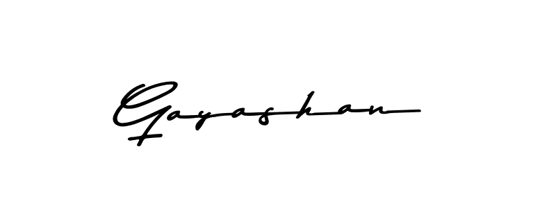How to make Gayashan name signature. Use Asem Kandis PERSONAL USE style for creating short signs online. This is the latest handwritten sign. Gayashan signature style 9 images and pictures png