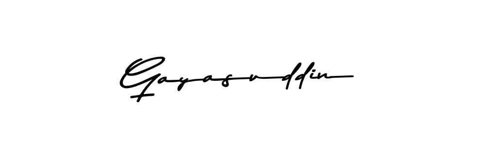 Make a beautiful signature design for name Gayasuddin. With this signature (Asem Kandis PERSONAL USE) style, you can create a handwritten signature for free. Gayasuddin signature style 9 images and pictures png