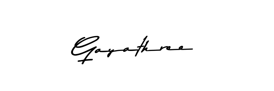 Design your own signature with our free online signature maker. With this signature software, you can create a handwritten (Asem Kandis PERSONAL USE) signature for name Gayathree. Gayathree signature style 9 images and pictures png