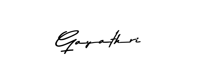 How to make Gayathri signature? Asem Kandis PERSONAL USE is a professional autograph style. Create handwritten signature for Gayathri name. Gayathri signature style 9 images and pictures png