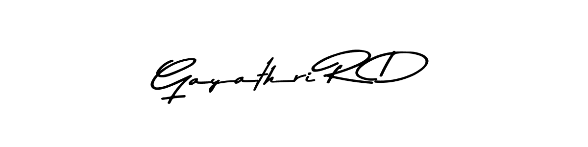 This is the best signature style for the Gayathri R D name. Also you like these signature font (Asem Kandis PERSONAL USE). Mix name signature. Gayathri R D signature style 9 images and pictures png