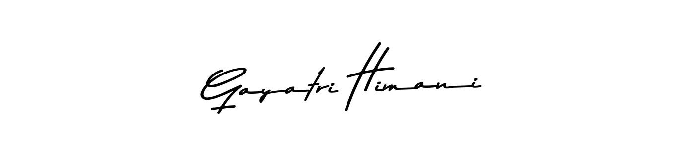 Gayatri Himani stylish signature style. Best Handwritten Sign (Asem Kandis PERSONAL USE) for my name. Handwritten Signature Collection Ideas for my name Gayatri Himani. Gayatri Himani signature style 9 images and pictures png