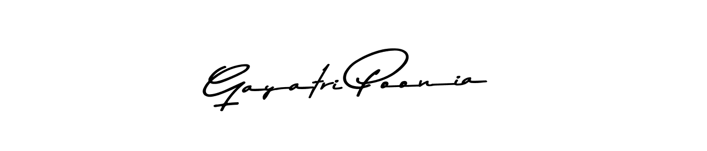 Gayatri Poonia stylish signature style. Best Handwritten Sign (Asem Kandis PERSONAL USE) for my name. Handwritten Signature Collection Ideas for my name Gayatri Poonia. Gayatri Poonia signature style 9 images and pictures png