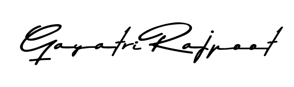 A modern signature idea for name Gayatri Rajpoot using Asem Kandis PERSONAL USE font. Clean strokes and elegant curves make it stand out instantly. Gayatri Rajpoot signature style 9 images and pictures png