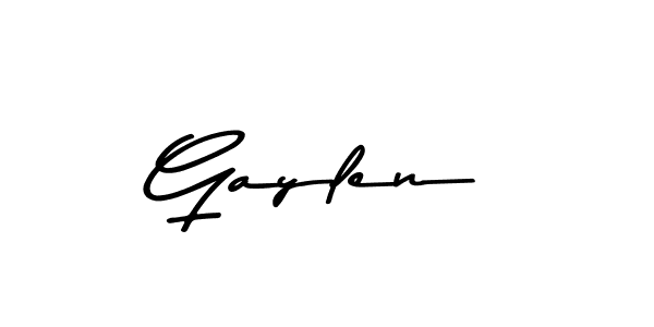 Design your own signature with our free online signature maker. With this signature software, you can create a handwritten (Asem Kandis PERSONAL USE) signature for name Gaylen. Gaylen signature style 9 images and pictures png