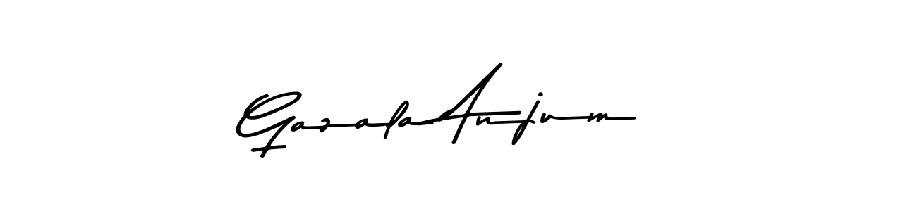 Design your own signature with our free online signature maker. With this signature software, you can create a handwritten (Asem Kandis PERSONAL USE) signature for name Gazala Anjum . Gazala Anjum  signature style 9 images and pictures png