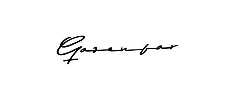 Also we have Gazenfar name is the best signature style. Create professional handwritten signature collection using Asem Kandis PERSONAL USE autograph style. Gazenfar signature style 9 images and pictures png
