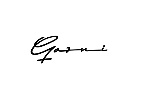 Make a beautiful signature design for name Gazni. Use this online signature maker to create a handwritten signature for free. Gazni signature style 9 images and pictures png