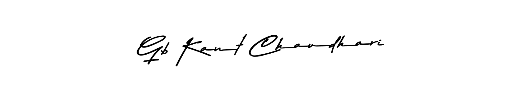How to make Gb Kant Chaudhari signature? Asem Kandis PERSONAL USE is a professional autograph style. Create handwritten signature for Gb Kant Chaudhari name. Gb Kant Chaudhari signature style 9 images and pictures png