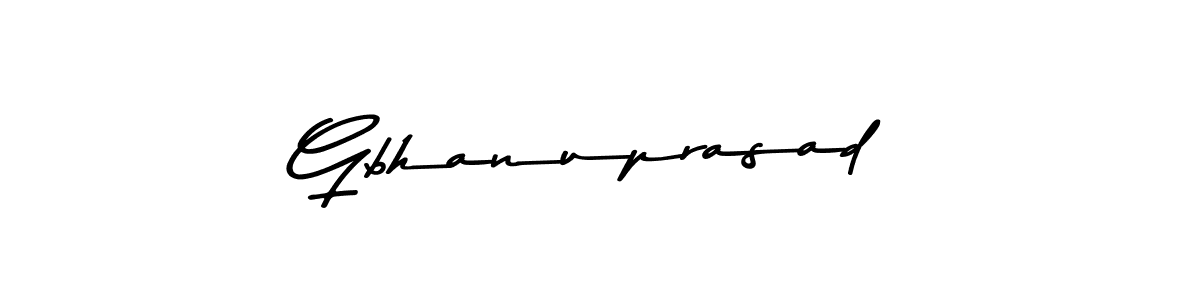 Use a signature maker to create a handwritten signature online. With this signature software, you can design (Asem Kandis PERSONAL USE) your own signature for name Gbhanuprasad. Gbhanuprasad signature style 9 images and pictures png
