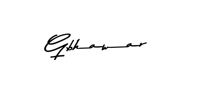 Asem Kandis PERSONAL USE is a professional signature style that is perfect for those who want to add a touch of class to their signature. It is also a great choice for those who want to make their signature more unique. Get Gbhawar name to fancy signature for free. Gbhawar signature style 9 images and pictures png