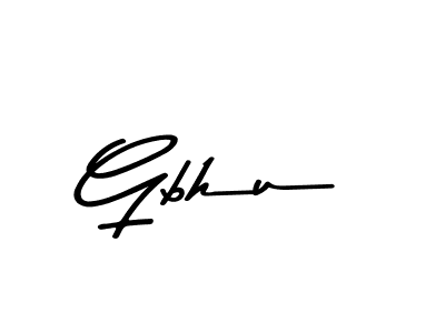 Make a beautiful signature design for name Gbhu. With this signature (Asem Kandis PERSONAL USE) style, you can create a handwritten signature for free. Gbhu signature style 9 images and pictures png