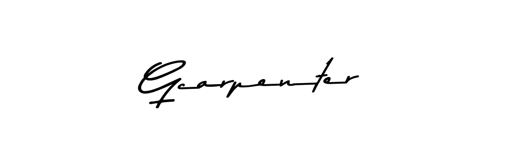 You should practise on your own different ways (Asem Kandis PERSONAL USE) to write your name (Gcarpenter) in signature. don't let someone else do it for you. Gcarpenter signature style 9 images and pictures png