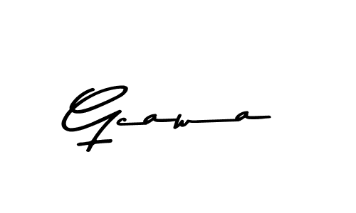 Use a signature maker to create a handwritten signature online. With this signature software, you can design (Asem Kandis PERSONAL USE) your own signature for name Gcawa. Gcawa signature style 9 images and pictures png