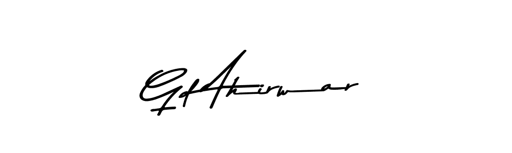 The best way (Asem Kandis PERSONAL USE) to make a short signature is to pick only two or three words in your name. The name Gd Ahirwar include a total of six letters. For converting this name. Gd Ahirwar signature style 9 images and pictures png