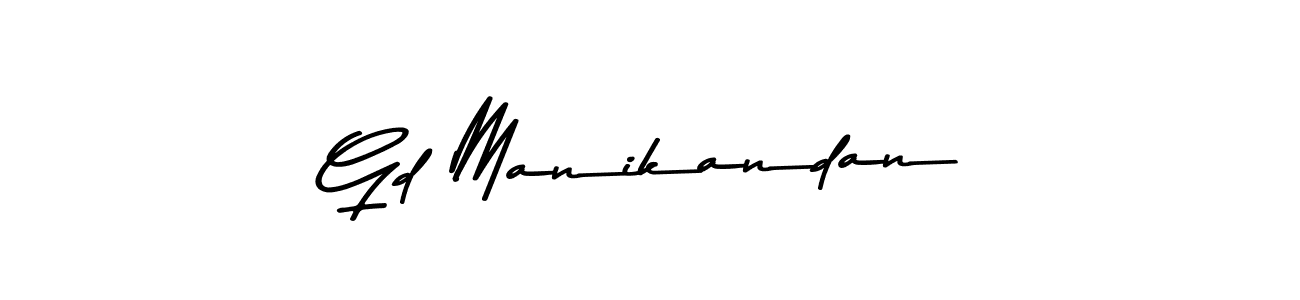 Similarly Asem Kandis PERSONAL USE is the best handwritten signature design. Signature creator online .You can use it as an online autograph creator for name Gd Manikandan. Gd Manikandan signature style 9 images and pictures png