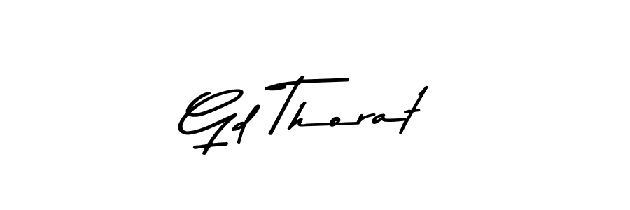 Make a beautiful signature design for name Gd Thorat. Use this online signature maker to create a handwritten signature for free. Gd Thorat signature style 9 images and pictures png