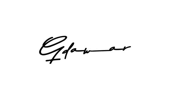 Gdawar stylish signature style. Best Handwritten Sign (Asem Kandis PERSONAL USE) for my name. Handwritten Signature Collection Ideas for my name Gdawar. Gdawar signature style 9 images and pictures png