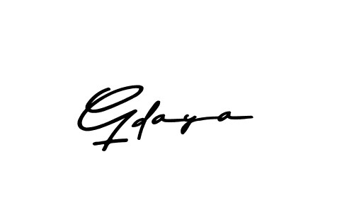 Design your own signature with our free online signature maker. With this signature software, you can create a handwritten (Asem Kandis PERSONAL USE) signature for name Gdaya. Gdaya signature style 9 images and pictures png