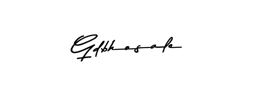 Create a beautiful signature design for name Gdbhosale. With this signature (Asem Kandis PERSONAL USE) fonts, you can make a handwritten signature for free. Gdbhosale signature style 9 images and pictures png
