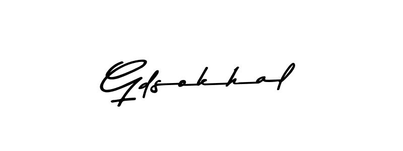 This is the best signature style for the Gdsokhal name. Also you like these signature font (Asem Kandis PERSONAL USE). Mix name signature. Gdsokhal signature style 9 images and pictures png