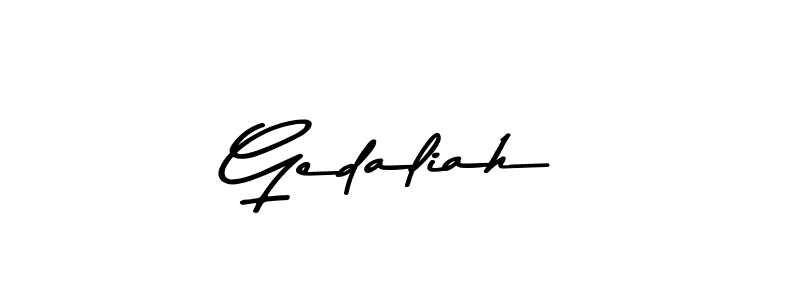 Gedaliah stylish signature style. Best Handwritten Sign (Asem Kandis PERSONAL USE) for my name. Handwritten Signature Collection Ideas for my name Gedaliah. Gedaliah signature style 9 images and pictures png