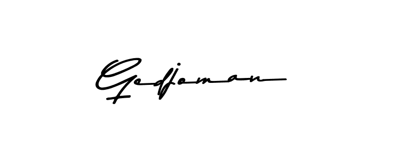 Also You can easily find your signature by using the search form. We will create Gedjoman name handwritten signature images for you free of cost using Asem Kandis PERSONAL USE sign style. Gedjoman signature style 9 images and pictures png