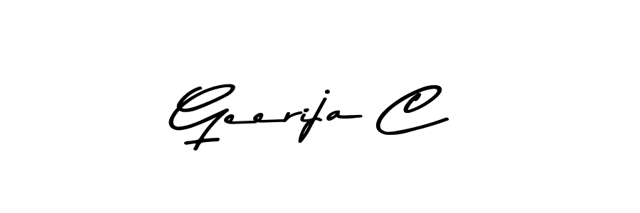 How to Draw Geerija C signature style? Asem Kandis PERSONAL USE is a latest design signature styles for name Geerija C. Geerija C signature style 9 images and pictures png