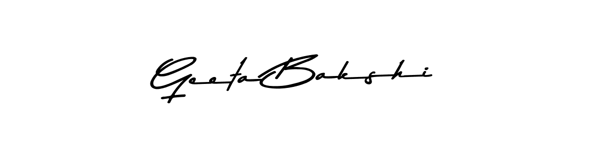 Also we have Geeta Bakshi name is the best signature style. Create professional handwritten signature collection using Asem Kandis PERSONAL USE autograph style. Geeta Bakshi signature style 9 images and pictures png