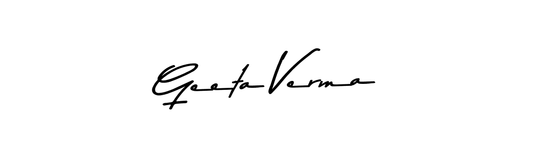 Asem Kandis PERSONAL USE is a professional signature style that is perfect for those who want to add a touch of class to their signature. It is also a great choice for those who want to make their signature more unique. Get Geeta Verma name to fancy signature for free. Geeta Verma signature style 9 images and pictures png