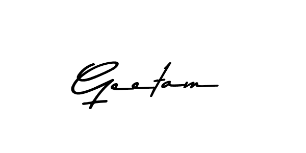 You should practise on your own different ways (Asem Kandis PERSONAL USE) to write your name (Geetam) in signature. don't let someone else do it for you. Geetam signature style 9 images and pictures png