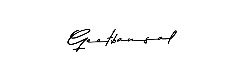 Also we have Geetbansal name is the best signature style. Create professional handwritten signature collection using Asem Kandis PERSONAL USE autograph style. Geetbansal signature style 9 images and pictures png