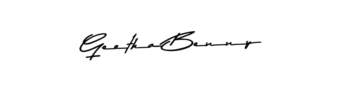 Similarly Asem Kandis PERSONAL USE is the best handwritten signature design. Signature creator online .You can use it as an online autograph creator for name Geetha Benny. Geetha Benny signature style 9 images and pictures png