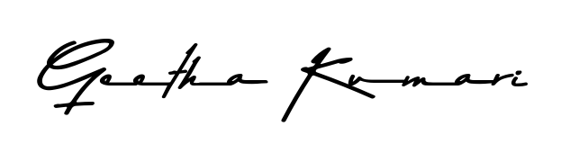 This is the best signature style for the Geetha Kumari name. Also you like these signature font (Asem Kandis PERSONAL USE). Mix name signature. Geetha Kumari signature style 9 images and pictures png