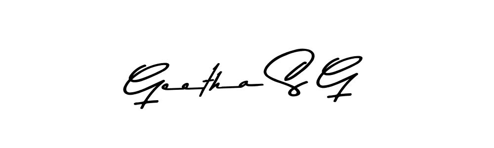 if you are searching for the best signature style for your name Geetha S G. so please give up your signature search. here we have designed multiple signature styles  using Asem Kandis PERSONAL USE. Geetha S G signature style 9 images and pictures png