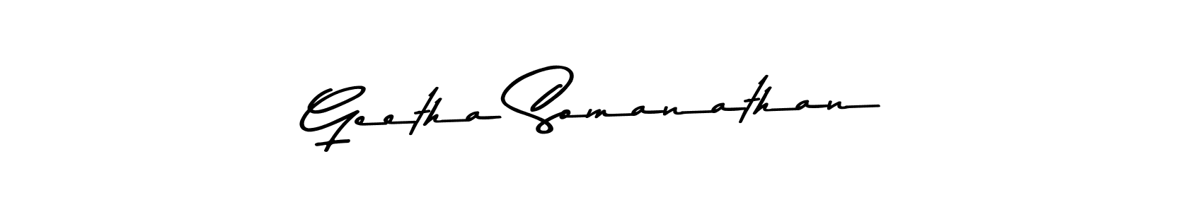 You should practise on your own different ways (Asem Kandis PERSONAL USE) to write your name (Geetha Somanathan) in signature. don't let someone else do it for you. Geetha Somanathan signature style 9 images and pictures png