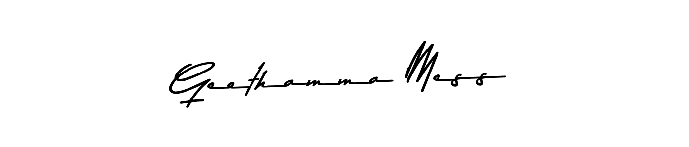 Check out images of Autograph of Geethamma Mess name. Actor Geethamma Mess Signature Style. Asem Kandis PERSONAL USE is a professional sign style online. Geethamma Mess signature style 9 images and pictures png