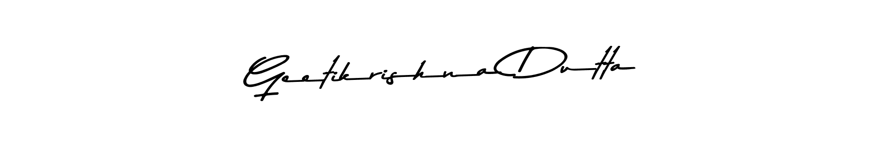 Also You can easily find your signature by using the search form. We will create Geetikrishna Dutta name handwritten signature images for you free of cost using Asem Kandis PERSONAL USE sign style. Geetikrishna Dutta signature style 9 images and pictures png