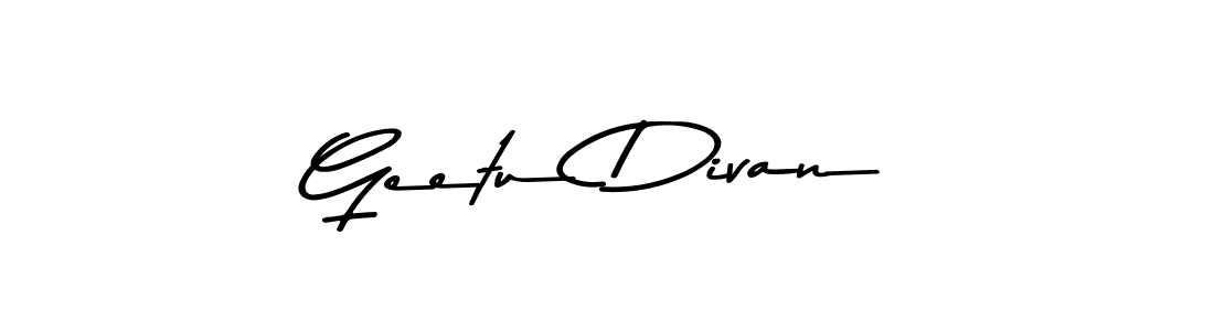 Use a signature maker to create a handwritten signature online. With this signature software, you can design (Asem Kandis PERSONAL USE) your own signature for name Geetu Divan. Geetu Divan signature style 9 images and pictures png