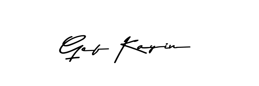 Also You can easily find your signature by using the search form. We will create Gef Kayin name handwritten signature images for you free of cost using Asem Kandis PERSONAL USE sign style. Gef Kayin signature style 9 images and pictures png
