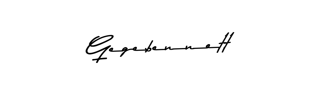 if you are searching for the best signature style for your name Gegebennett. so please give up your signature search. here we have designed multiple signature styles  using Asem Kandis PERSONAL USE. Gegebennett signature style 9 images and pictures png