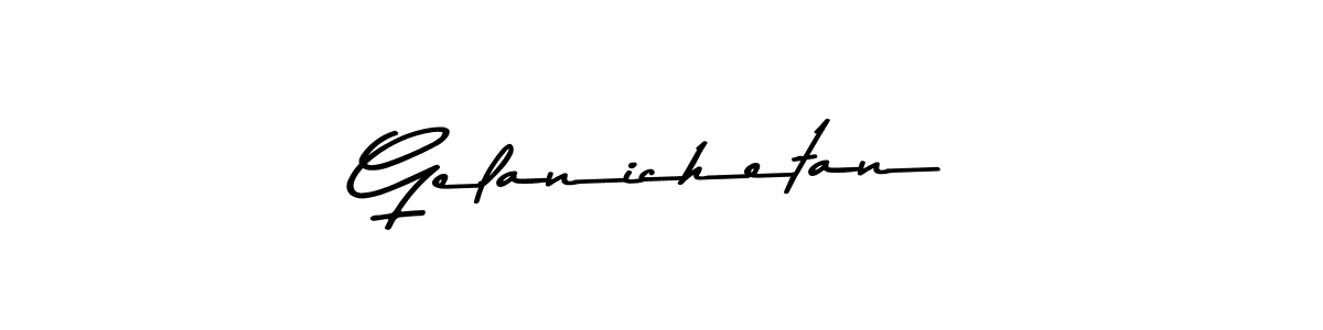 You can use this online signature creator to create a handwritten signature for the name Gelanichetan. This is the best online autograph maker. Gelanichetan signature style 9 images and pictures png